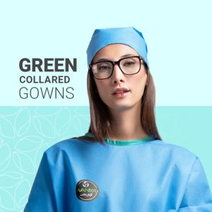 Green Collared Gowns